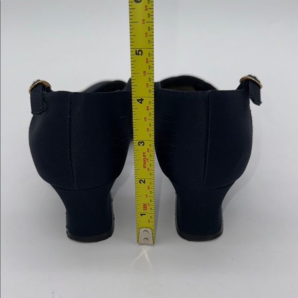 Jessica Ryan Navy Blue Heels with Ankle Straps Size 7.5 - Picture 9 of 9